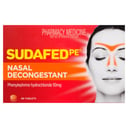 Sudafed PE Nasal Decongestant Non Drowsy 48 tablets thumbnail 1