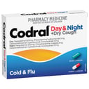 Codral PE Cold & Flu + Dry Cough Day & Night 48 capsules thumbnail 4