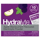 Hydralyte Electrolyte Powder Apple Blackcurrant Flavoured 10 Sachets thumbnail 10