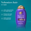 OGX Thick & Full Biotin & Collagen Shampoo 385ml thumbnail 4