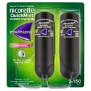 Nicorette Quick Mist Mouth Spray Cool Berry 1mg 150 Dose - 2 pack thumbnail 1