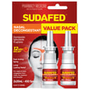 Sudafed Nasal Decongestant Spray 20ml - 2 pack thumbnail 1
