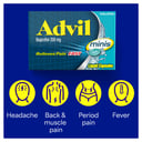 Advil Ibuprofen 200mg Minis 20 liquid capsules thumbnail 8