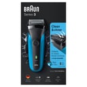 Braun Series 3 - 310S Rechargeable Wet & Dry Electric Shaver Blue 1 unit thumbnail 1