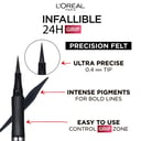 L'Oreal Paris Infallible Grip 27H Precision Felt Brown 1 each thumbnail 4