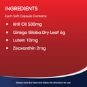 Bioglan Red Krill Oil Active Brain & Eyes 60 capsules thumbnail 6