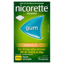 Nicorette Gum Freshfruit 4mg  75 pieces thumbnail 1