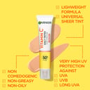 Garnier Vitamin C Daily UV Glow SPF50+ 40ml thumbnail 3