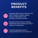 Ostelin Calcium & Vitamin D3 + K2 - 60 tablets thumbnail 7