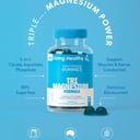 Living Healthy High Strength Gummies Tri Magnesium Formula 60 pastilles thumbnail 3