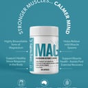 Living Healthy Magnesium Glycinate 500mg 100 capsules thumbnail 2