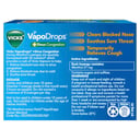 Vicks Vapodrops +Sinus Congestion Honey Menthol 16 Lozenges thumbnail 2