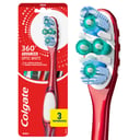 Colgate 360 Optic White Man Toothbrush 3 pack thumbnail 4