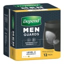 Depend Guards For Men Level 2 - 12 pack thumbnail 12