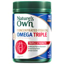 Nature's Own Concentrated Omega Triple 180 soft gel capsules thumbnail 1