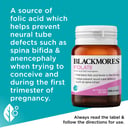 Blackmores Folate 500mcg - 90 tablets thumbnail 6