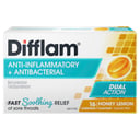 Difflam Honey Lemon Sugar Free 16 lozenges thumbnail 1