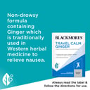 Blackmores Travel Calm Ginger 45 tablets thumbnail 5
