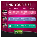 Depend Underwear RealFit Female Medium 8 pack thumbnail 7