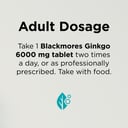 Blackmores Ginkgo 6000mg Tebonin EGb 761 - 30 tablets thumbnail 7