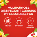 Ajax Antibac Lemon Wipes Misc 110 pack thumbnail 3