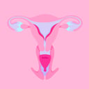 Hello Period Average Cervix Cup Medium Blue 60g thumbnail 3