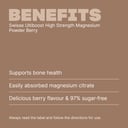 Swisse Ultiboost High Strength Magnesium Powder Berry 180g thumbnail 4