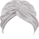 Wicked Sista Deluxe Satin Sleep Turban Light Grey 1 each thumbnail 1