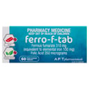 Ferro-F-Tab Iron & Folic Acid - 60 tablets thumbnail 1