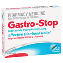 Gastro-Stop Diarrhoea Relief Loperamide 2mg - 12 capsules thumbnail 6