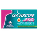 Gaviscon Dual Action Peppermint Flavour 48 chewable tablets thumbnail 1