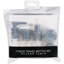 Wicked Sista 7 Piece Travel Bottle Set Grey 1 each thumbnail 1