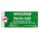 Ferro-Tab Iron 200mg - 60 tablets thumbnail 1