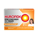 Nurofen for Children 7+ Years Orange 100mg 24 chewable capsules thumbnail 1