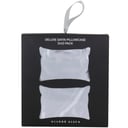 Wicked Sista Deluxe Satin Pillowcase Light Grey 2 piece thumbnail 1