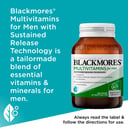 Blackmores Sustained Release Multivitamins For Men 90 tablets thumbnail 7