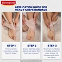 Elastoplast Crepe Bandage Heavy Weight 7.5cm X 2.3m Tan - 1 roll thumbnail 8