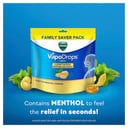 Vicks VapoDrops Butter Menthol 70 pack thumbnail 6