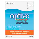 Optive Advanced Lubricant Eye Drops 0.4ml x 30 vials thumbnail 1