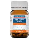 Ethical Nutrients Mega Zinc 40mg - 60 tablets thumbnail 1