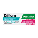 Difflam Sore Throat Lozenge Strawberry Value Pack 32 lozenges thumbnail 3