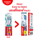 Colgate 360 Degree Toothbrush Medium 2 pack thumbnail 8