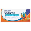 Voltaren Rapid 12.5mg - 20 liquid capsules thumbnail 1