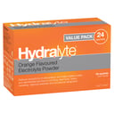 Hydralyte Electrolyte Powder Orange Flavoured Value pack 24 Sachets thumbnail 12