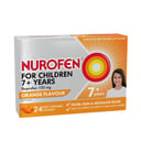 Nurofen for Children 7+ Years Orange 100mg 24 chewable capsules thumbnail 9
