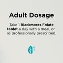 Blackmores Folate 500mcg - 90 tablets thumbnail 8