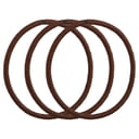 Lady Jayne Snagless Elastics Brown 18 pack thumbnail 2