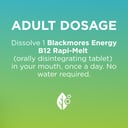 Blackmores Energy B12 Rapi-Melt 60 tablets thumbnail 4
