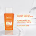 Avene Sunsitive Sunscreen Tinted Fluid SPF 50+ 50ml thumbnail 2