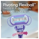 Gillette Deluxe Smooth Swirl Women's Razor Handle + 2 Blade Refills 1 pack thumbnail 3